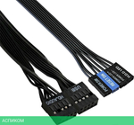 Корпус ExeGate AA-440-AA500 500W черный (EX290183RUS)
