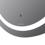 Универсальное зеркало с контурной LED-подсветкой, ИК- сенсором, круглое, 50 см AM.PM X-Joy M85AMOX0501WG