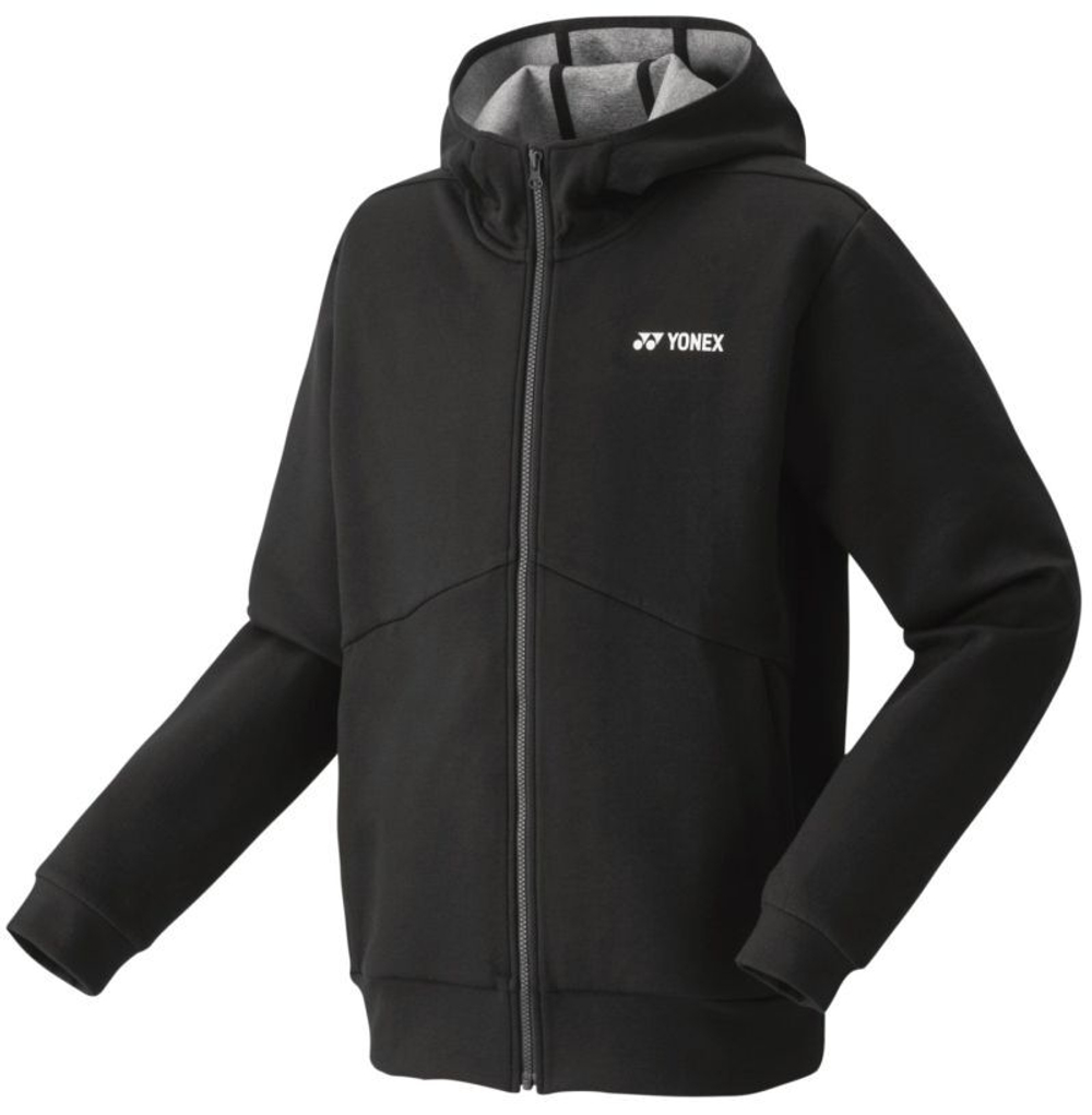 Мужская теннисная кофта Yonex Full Hoodie - black