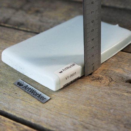 Смальта светло-голубого цвета, 600 гр, в кирпичиках V1-0601