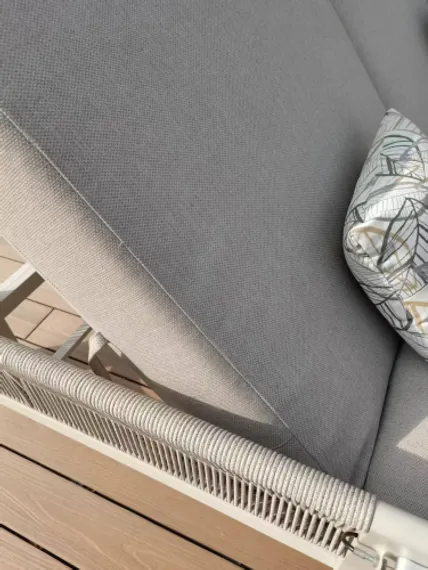 Шатер с лежаками Borromeo, бежевый, светло-серый