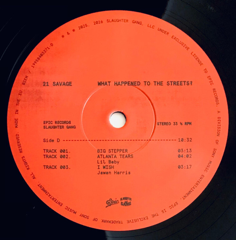 21 Savage / What Happened To The Streets? (2LP)