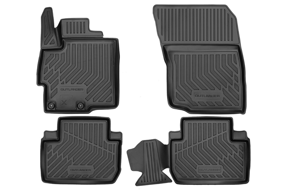 Коврики в салон для MITSUBISHI Outlander, 2012-2015, 2015-, 2 WD, 4 WD, 4 шт. (полиуретан) арт.MZ353017