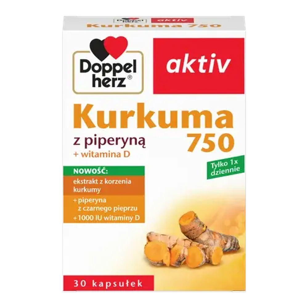 Doppelherz aktiv Турмерик с пиперином - 30 капсул