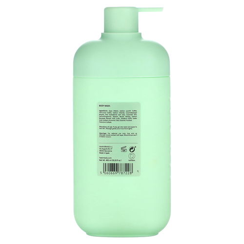 Haan, гель для душа, очищающая вербена, 450 мл (15,21 жидк. унции)