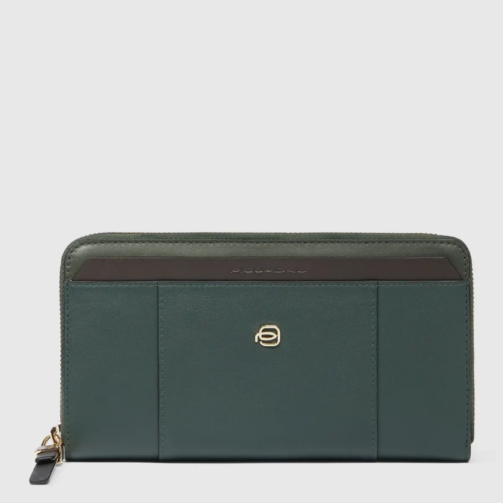 Кошелек женский Piquadro Circle/Verde bosco-verde oliva