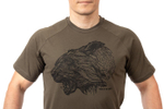 Футболка PRIDE Taiga king, Темный Хаки