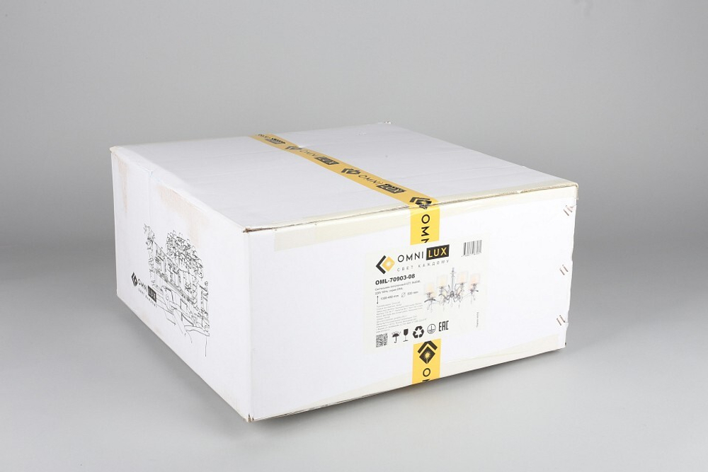 Подвесная люстра Omnilux Bollate OML-70903-08