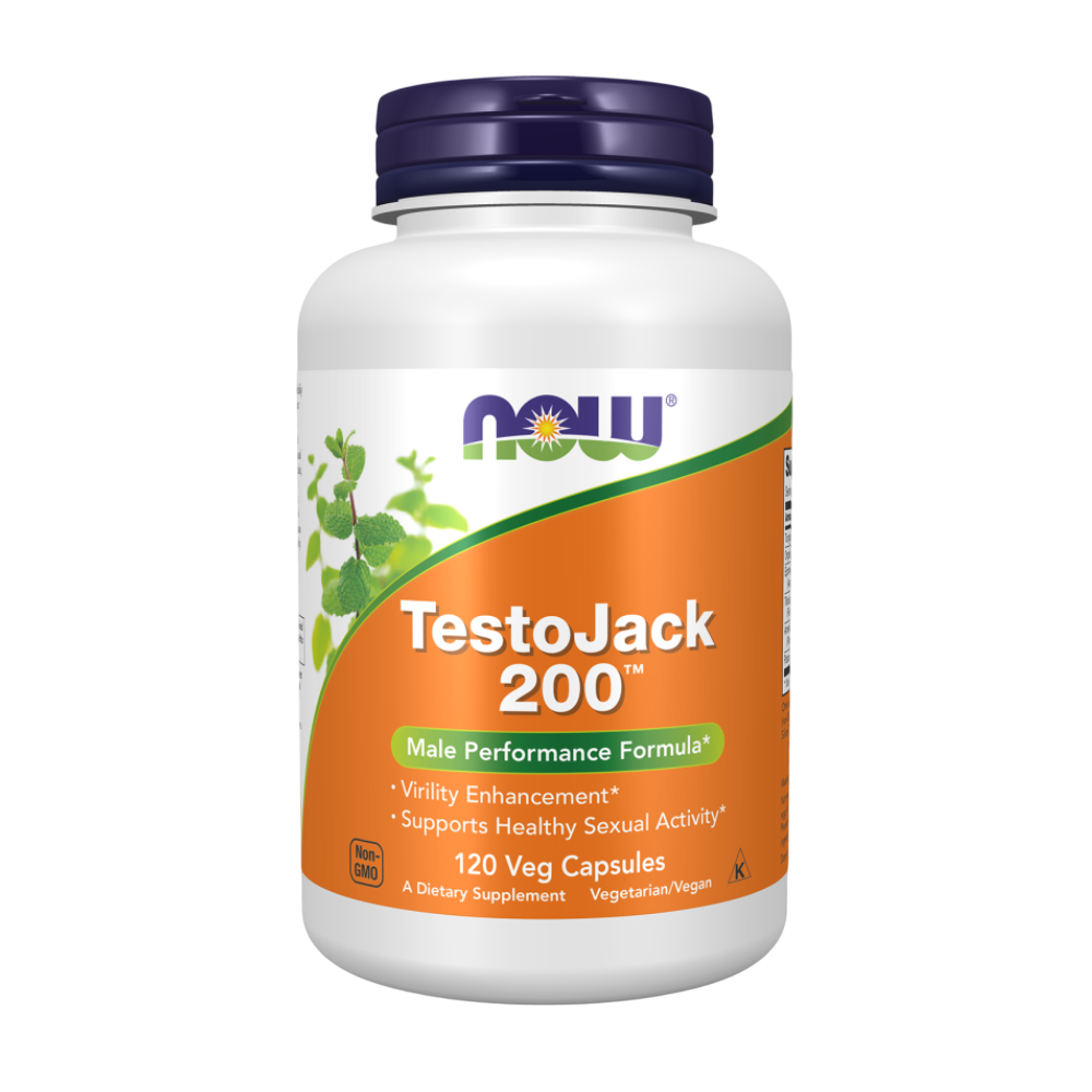 Now Foods TestoJack 200 120 veg caps, ТестоБуст