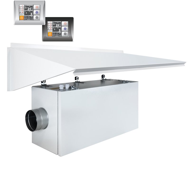 Приточная установка ФЬОРДИ ВПУ (У)-800/12 кВт/3-GTC (380В)