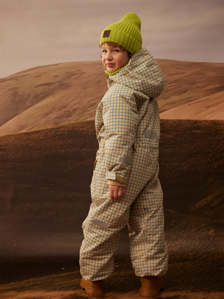 ПРЕДЗАКАЗ Комбинезон демисезонный Mjölk Graphic Check, утеплитель 150гр/м2