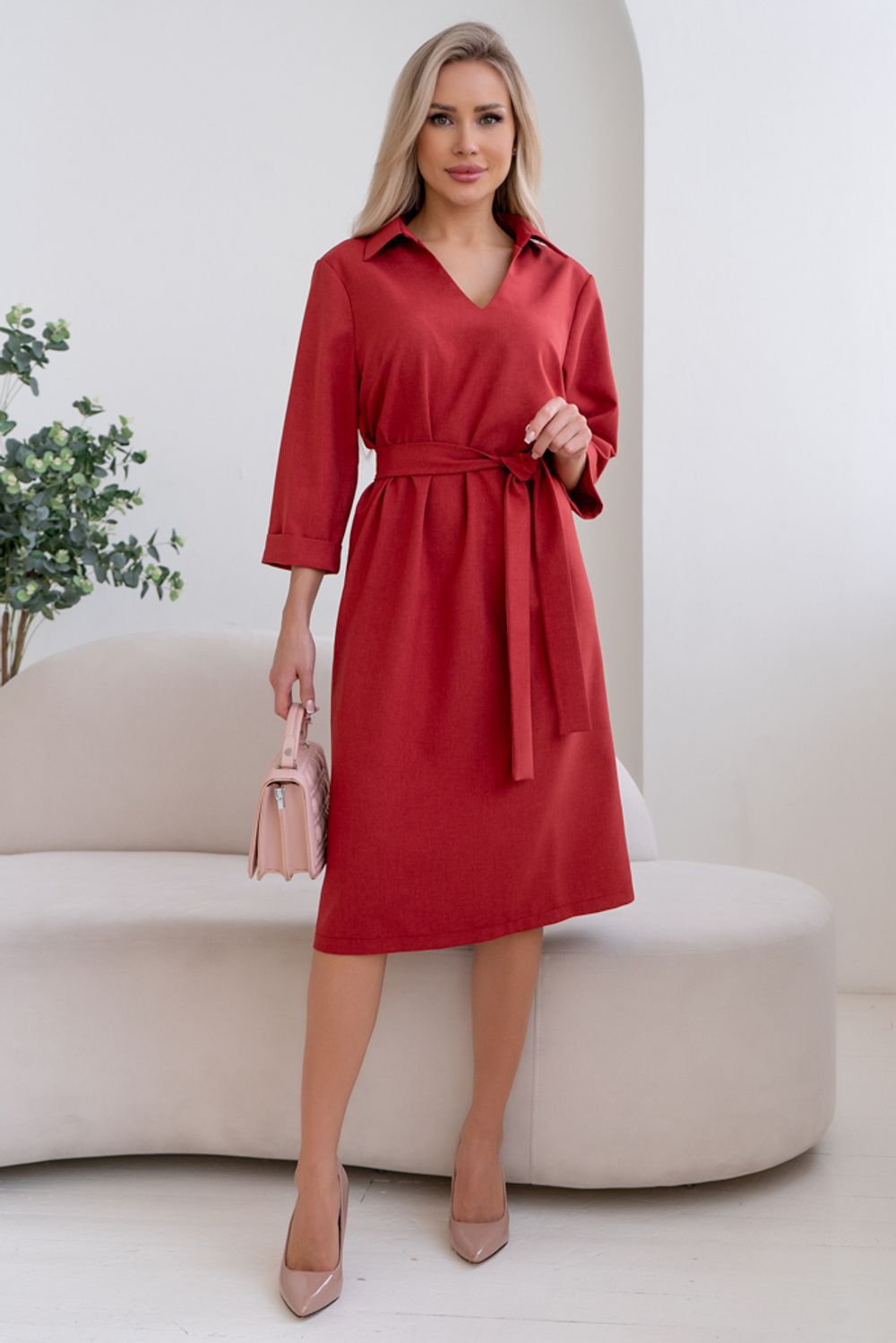 Платье Стрит стайл (терракот) Р11-1048 Nikol (Акция)