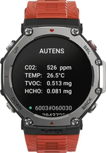 Смарт-часы AMAZFIT T-Rex 3 A2323,  48.5мм,  1.5",  красный/темно-серый