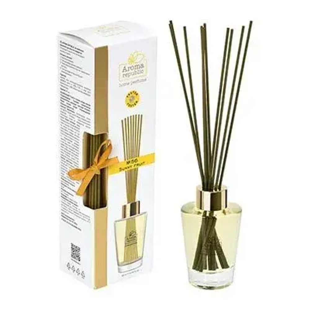AROMA REPUBLIC Ароматический диффузор в стеклянном флаконе 90 мл,»№56 Sunny fruit» /6