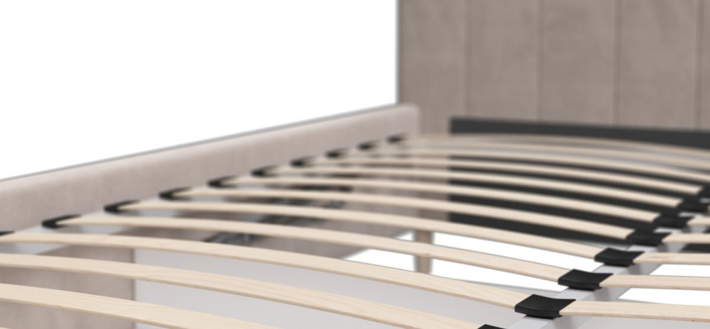 Кровать Сканди велюр Monolit латте