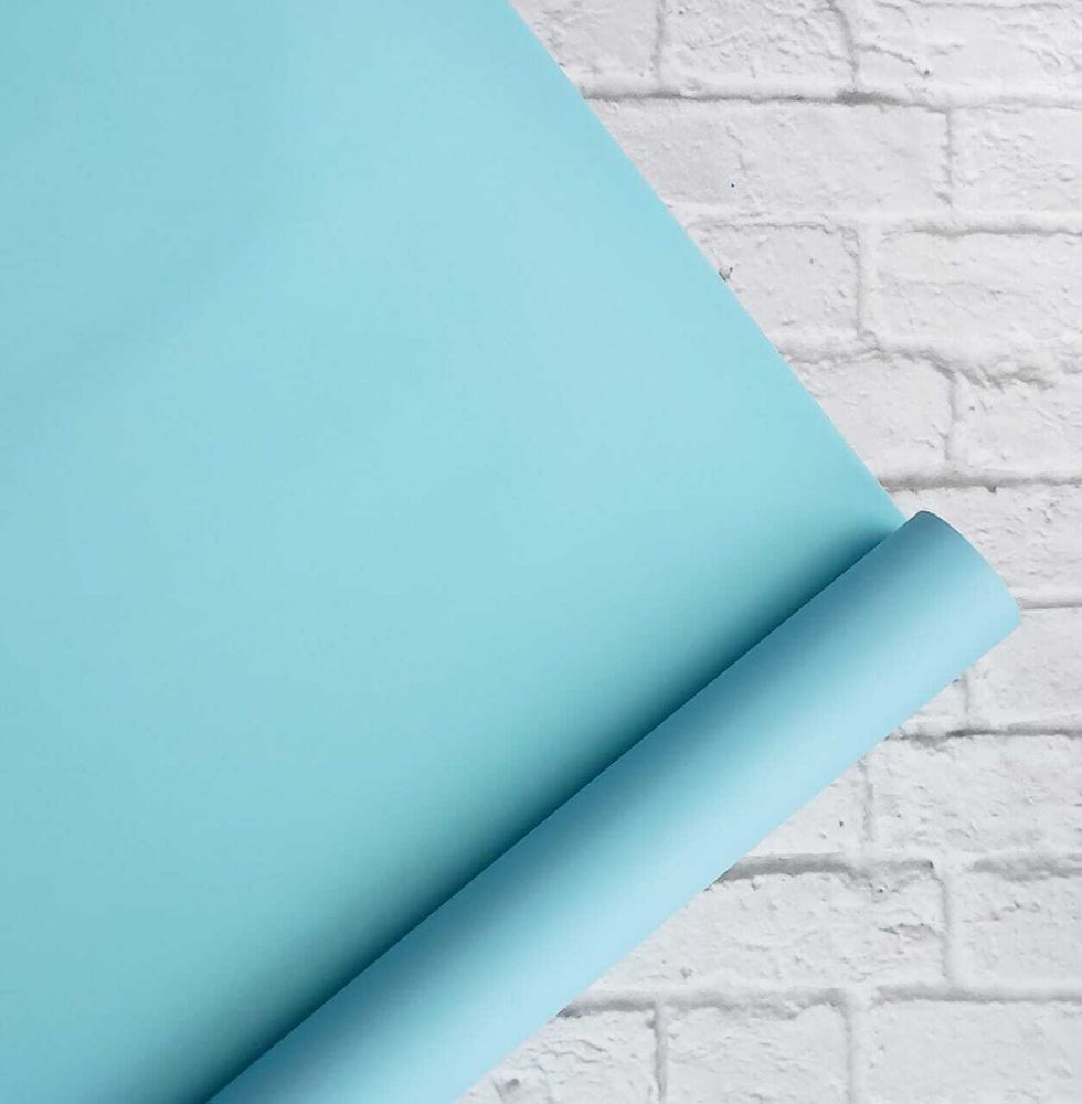 Пленка матовая 50смх10м*65мкм ГОЛУБОЙ