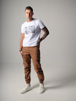 Брюки карго мужские кэмел горчичные коричневые Город Горький