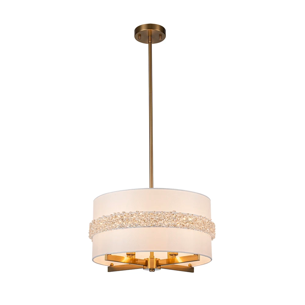 Люстра на штанге Indigo EFFETTO 13030/4R Brass V000514