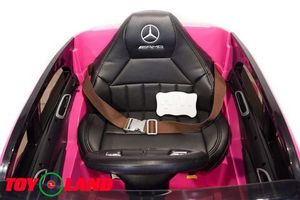 Детский электромобиль Toyland Mercedes-Benz A45 розовый фото №9