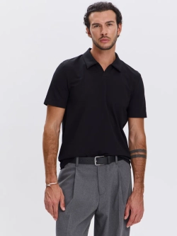 Футболка-поло трикотажная повседневная