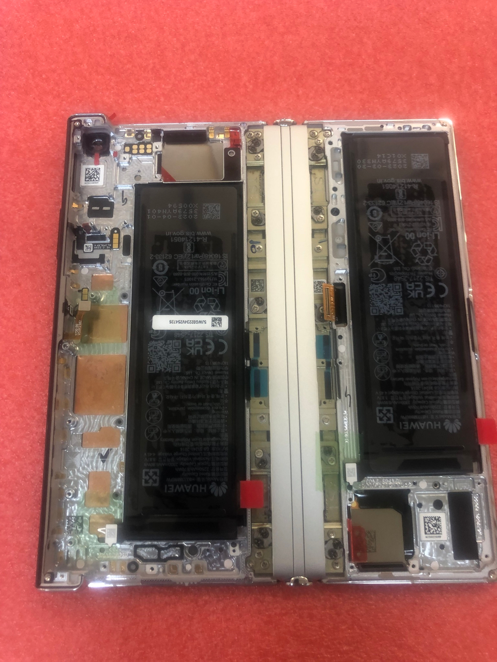 Дисплей в сборе с тачскрином,рамкой и новыми аккумуляторами для Huawei Mate XS 2 Оригинал