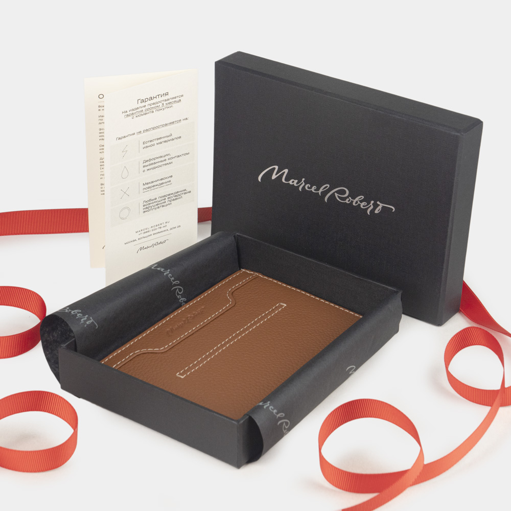 Обложка для автодокументов и паспорта Berlin из кожи теленка, синего цвета