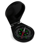 Компас черный с крышкой