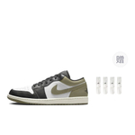 Jordan 1 Low Black Toe Medium Olive
