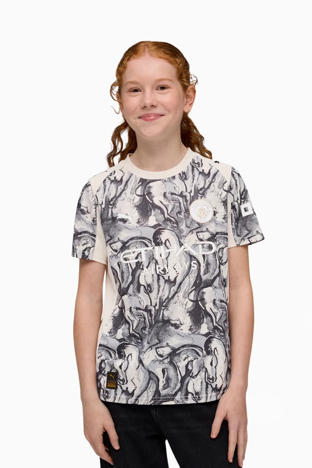 Футболка Puma Manchester City x Year of the Horse 25/26 Junior - бежевый