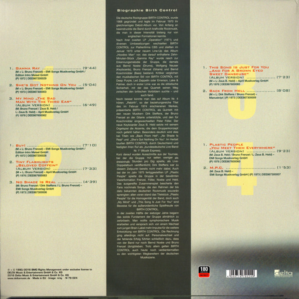 Birth Control / The Very Best Of Birth Control (2LP)