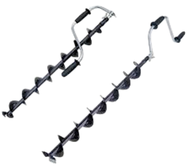 Ледобур 130мм Тонар Торнадо-М2 Двуручный Телескоп. Правое Вращение Без чехлов LT-130R