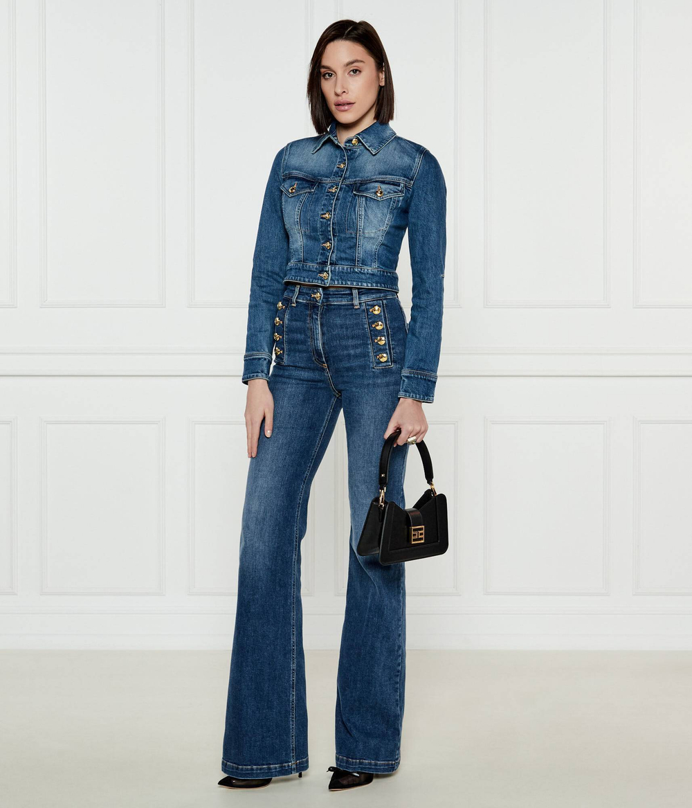 Джинсы Elisabetta Franchi - голубой(PJ83D51E2)