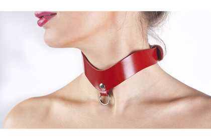 Лунный свет Ошейник премиум красный