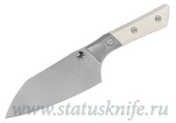 Нож Microtech Kitchen Santoku Bolster Ivory G-10 3200B-10IVфотография - 1