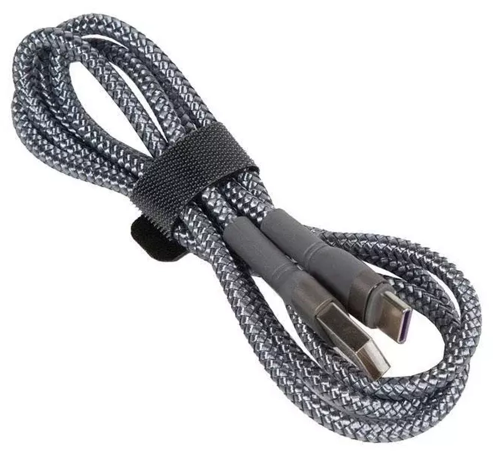 Кабель 1m USB/type-c 2.4A RC-124a Remax silver