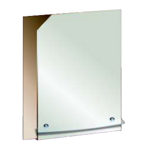 Зеркало Отражение с полкой 500*650 В 013