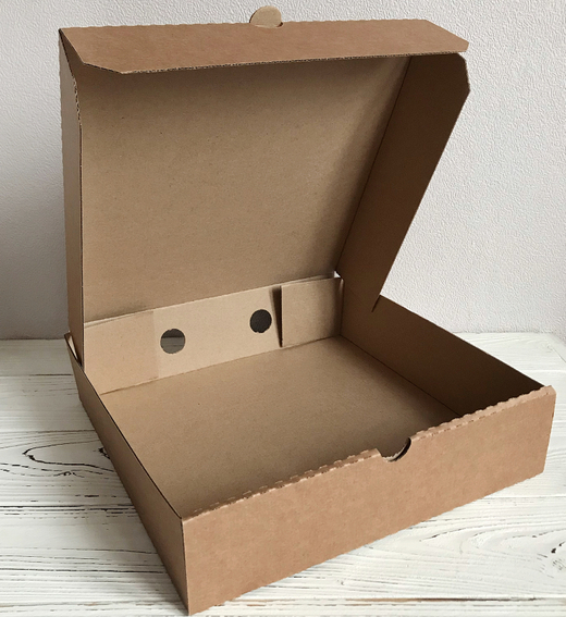 Коробка 30 х 30 х 6 см, бурая