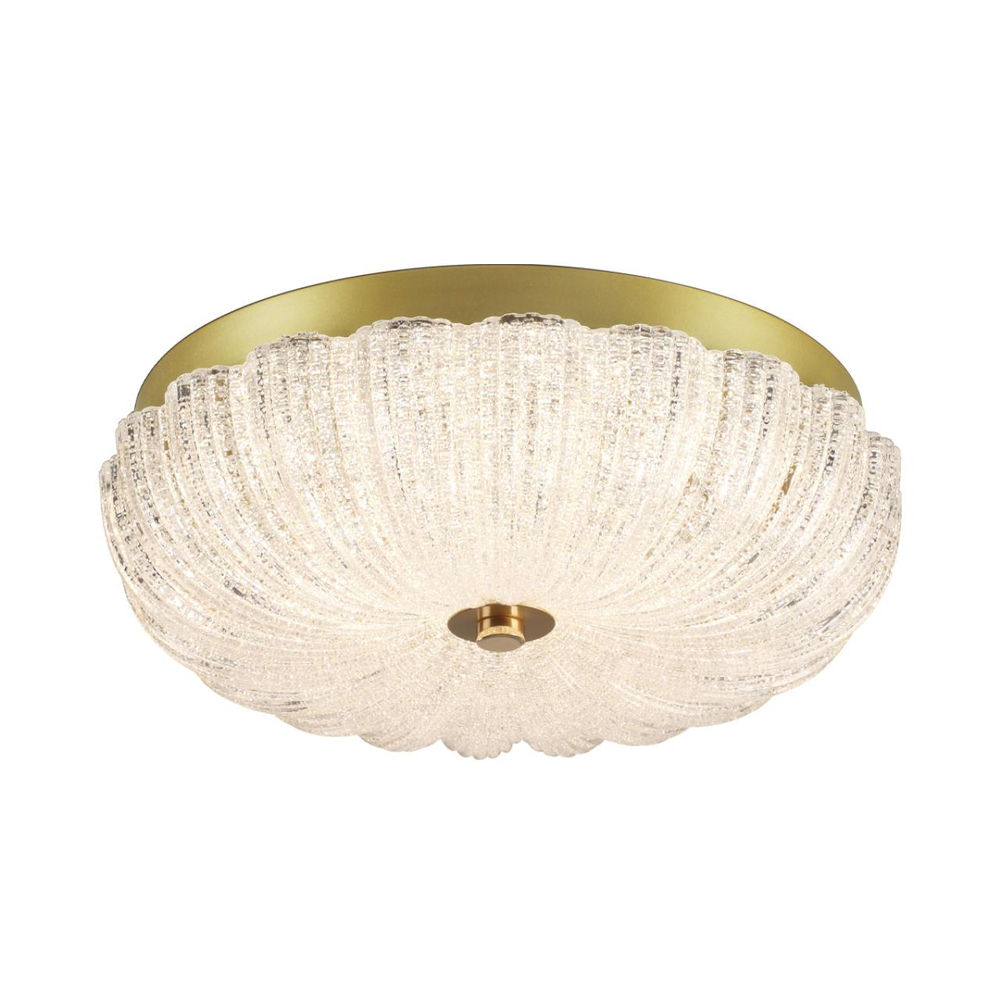 7719/36L PIKO LED SN 567 Светильник металл/стекло/прозрачный/золотой LED 36Вт 3000-6500K D300 IP20 пульт ДУ TESORO