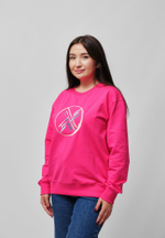Свитшот 2-нитка SHANYRAQ RASPBERRY PINK