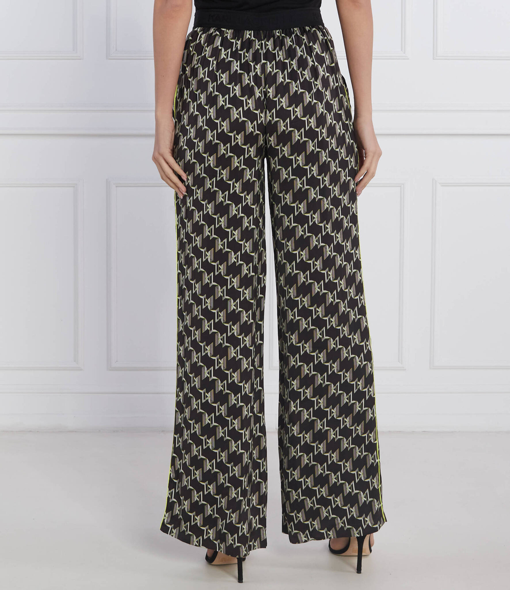 штаны printed monogram Karl Lagerfeld - черный(225W1006)