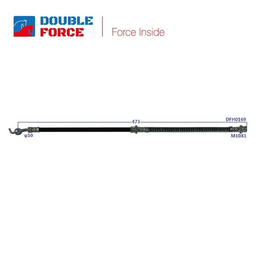 Шланг тормозной Double Force DFH0169