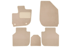 Коврики в салон для HONDA Jazz Fit Crosstar 2023-, хэтчбек, 5шт (текстиль, бежевые) KLEVER0401803722112KH