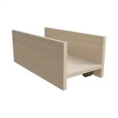 Подставка под системный блок ПС25 250х500х210, ясень шимо светлый