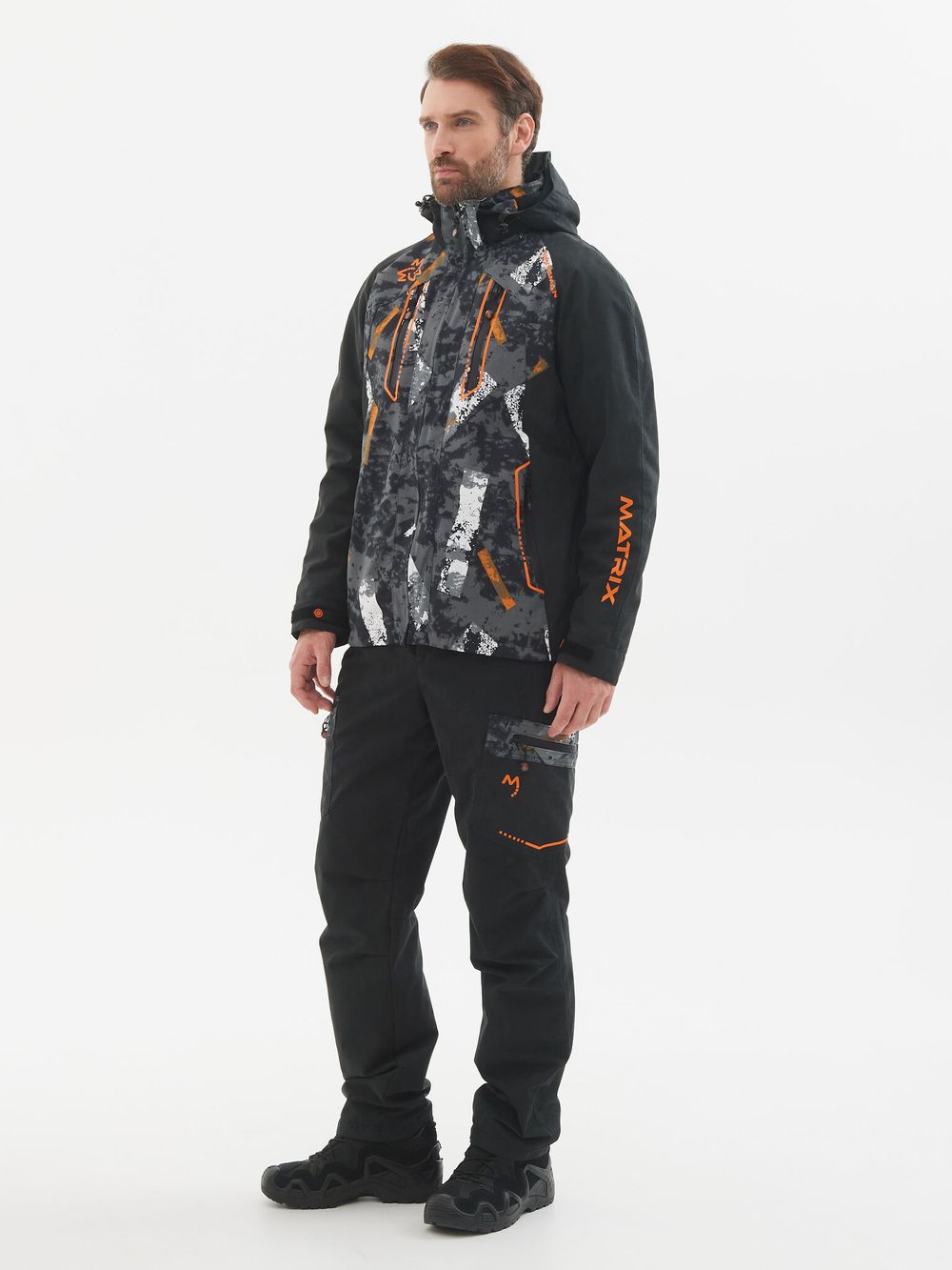 Костюм демисезонный Матрица ткань Исландия цвет КМФ 192/Черный