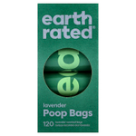 Earth Rated, Poop Bags, лаванда, 8 шт.