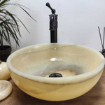Раковина из оникса Bowl Yellow TinLip BO-60975 40*40*15