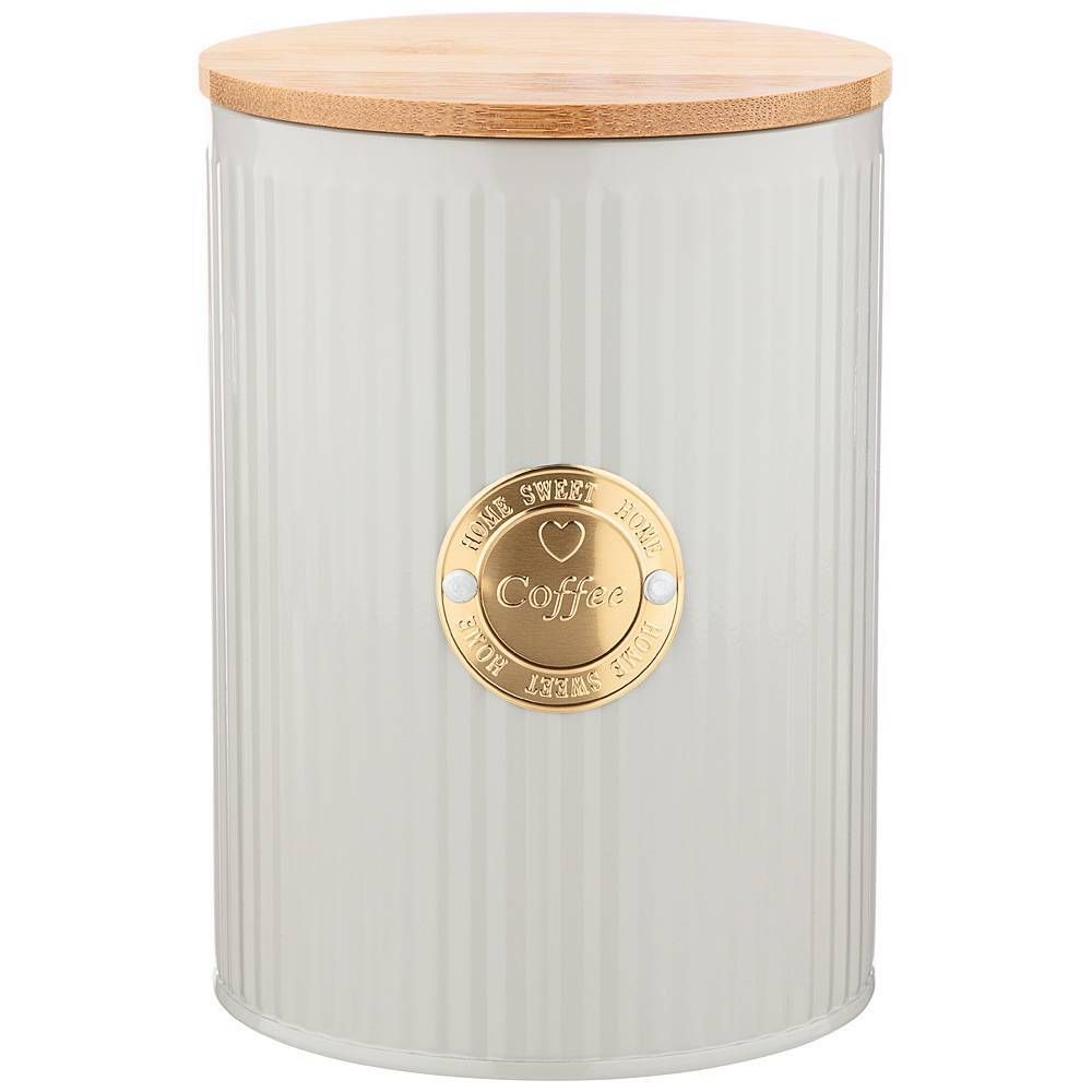 ЕМКОСТЬ ДЛЯ СЫПУЧИХ ПРОДУКТОВ AGNESS "MAJESTY" "КОФЕ" 1,3 Л ДИАМЕТР=11 СМ ВЫСОТА=15 СМ