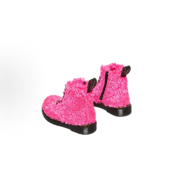 Ботинки Dr. Martens Toddler 1460 Pascal Tinsel Fur Lace Up Boots