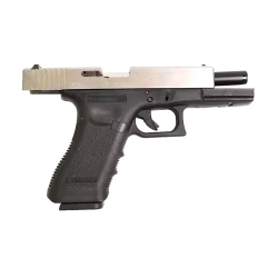 Модель пистолета WE Glock G18 gen3 metal slide Gas, Silver