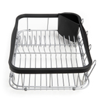Сушилка для посуды sinkin, 28х14х47 см, черный, никель